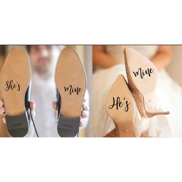 WEDDING stickers for shoes - Picture 1 of 1